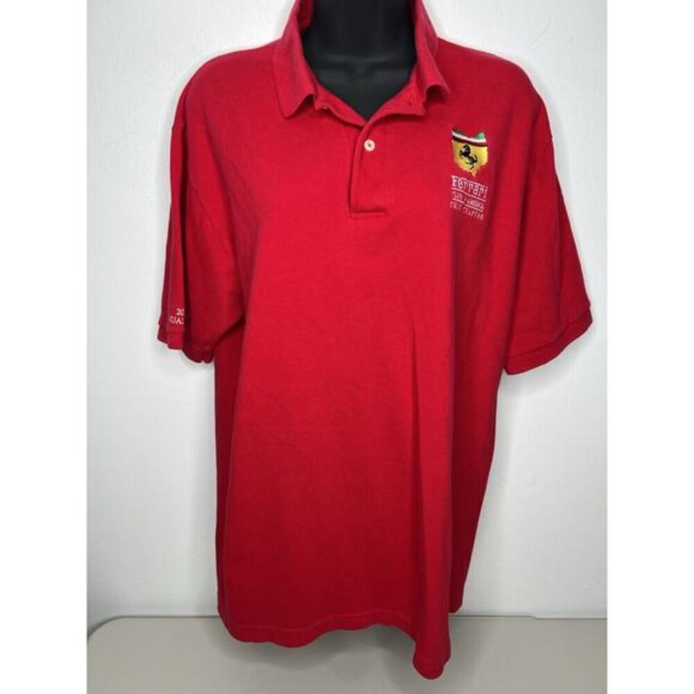 Outer Banks Polo Shirt FERRARI Club of America Ohio Chapter 2003 Size Large